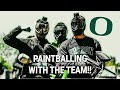 PAINTBALLING WITH OREGON FOOTBALL