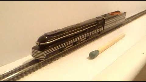 T-Gauge: Pennsylvania Railroad PRR S1 Light Test