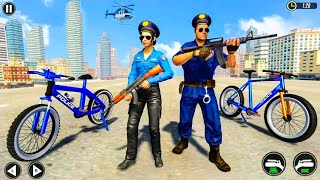 دراجة الشرطة لعبة اطلاق النار العصابات الشارع - ألعاب أندرويد - ألعاب الشرطة screenshot 1