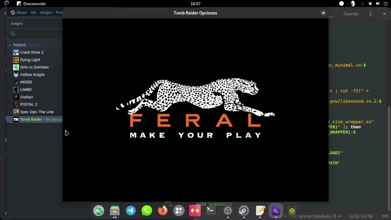 ¡ Tomb Raider 2013 no arranca en STEAM Linux Nativo ! ia32-libs