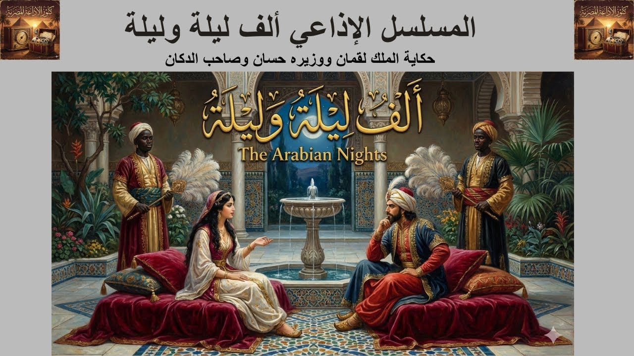 المسلسل الإذاعي ألف ليلة وليلة | حكاية الملك لقمان ووزيره حسان وصاحب الدكان
