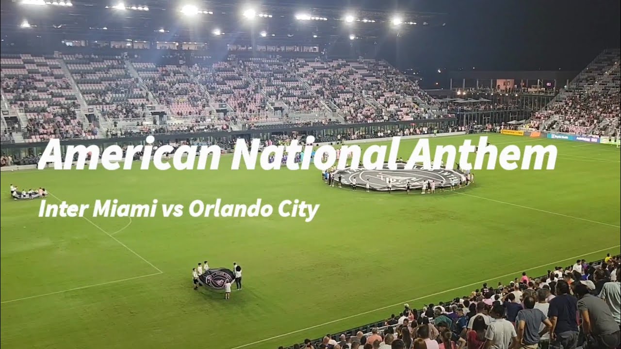 🇺🇲 American National Anthem- Inter Miami Vs Orlando City- October 5, 2022