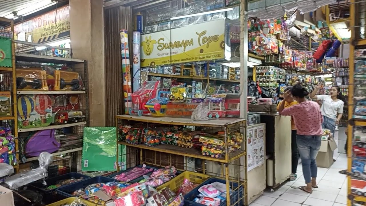 BELANJA MAINAN GROSIR KE PASAR SENEN PART 2