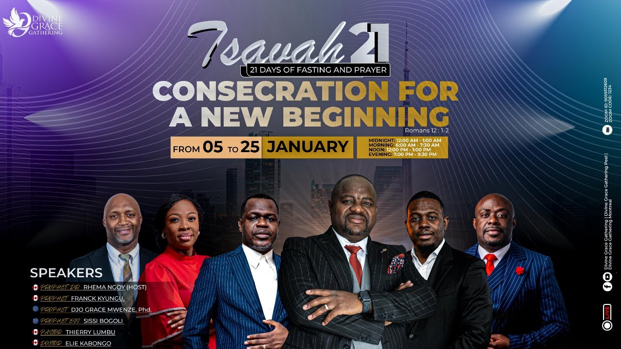 TSAVAH 21 - 2026 | Day 8, Evening Session | Pastor Lydia Ngalula