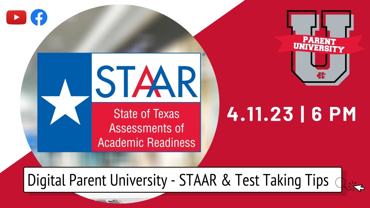 Digital Parent University STAAR & Test Taking Tips YouTube
