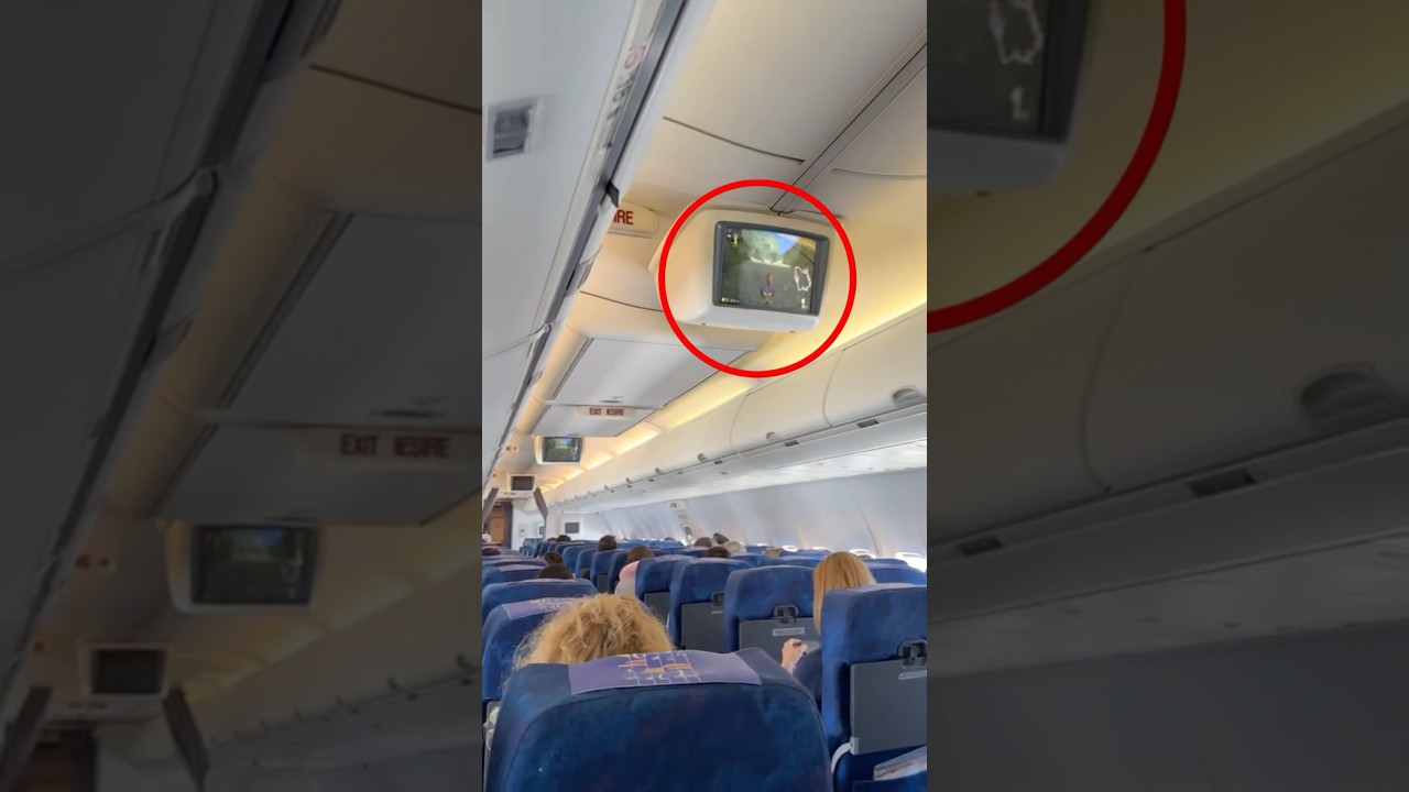 They hacked info system in flight ☠️😅