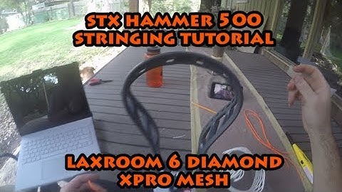 STX Hammer 500 Stringing Tutorial