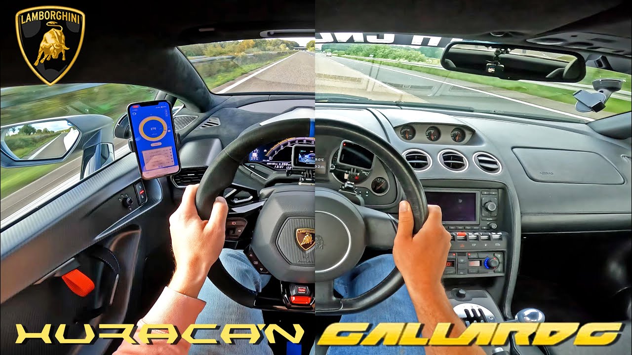 Murcielago vs. Gallardo vs. Huracan - YouTube