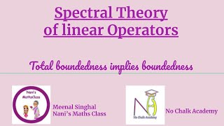 #30: Total boundedness implies boundedness