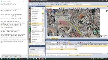 Network Evaluation using Vissim part 1- 3