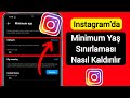 Instagram'da Minimum Yaş Sınırlaması Nasıl Kaldırılır | Instagram Yaş Kısıtlı Ayarları (2024)