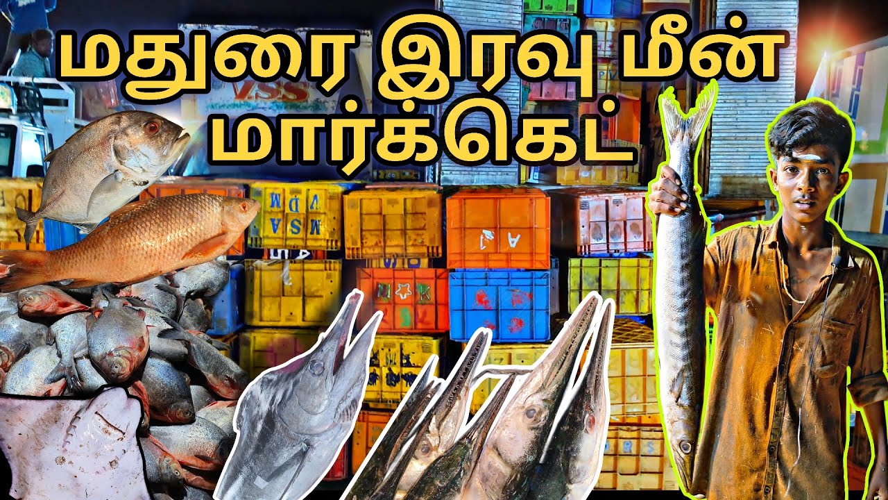 மதுரை இரவு மீன் மார்க்கெட் 