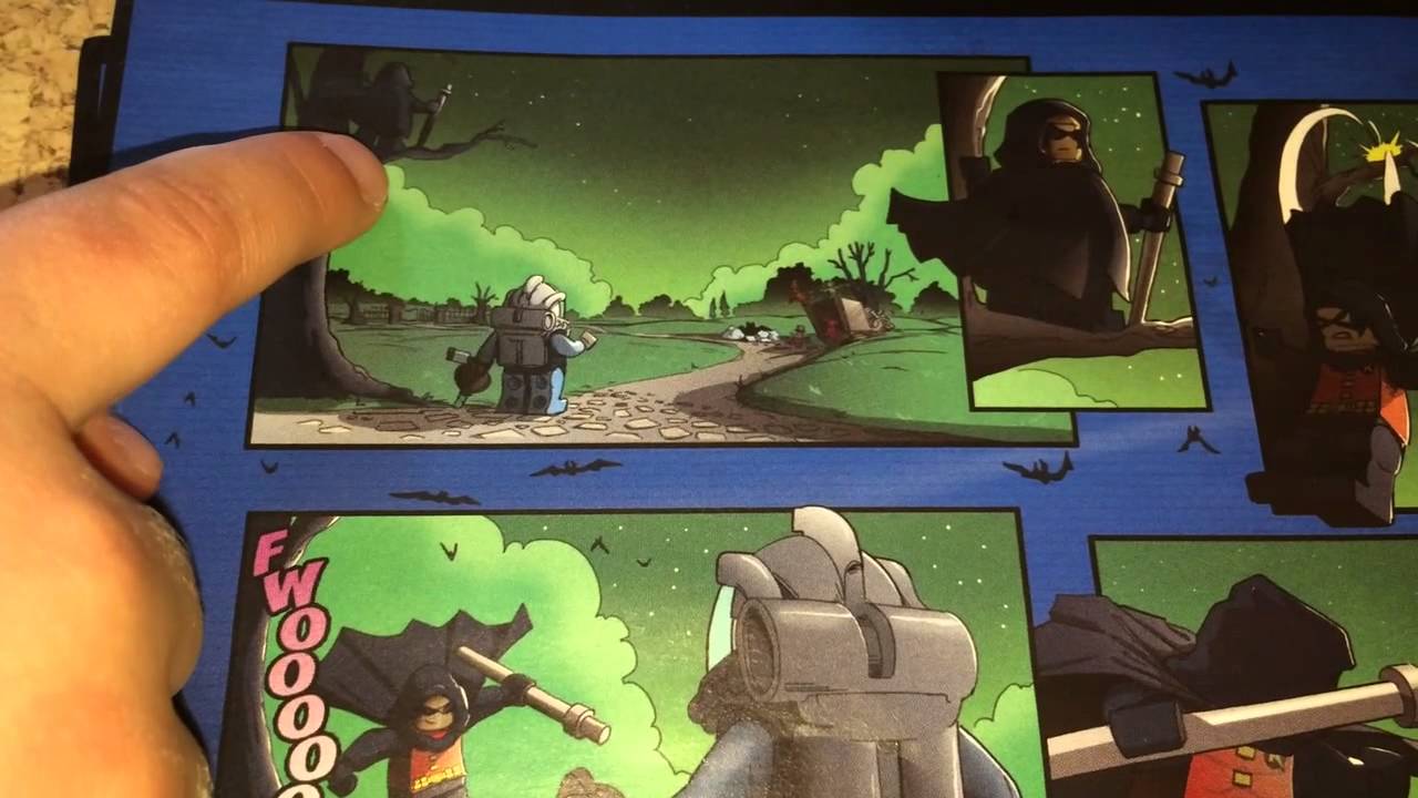 Обзор на Комикс из Лего набора 10937: Побег из Клиники Аркхем