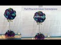 DIY Tall Peacock Blossom Tree Wedding Centerpiece | Tall Glam Centerpiece | DIY Tutorial DIY Tall Peacock Blossom Tree Wedding Centerpiece | Tall Glam Centerpiece | DIY Tutorial
