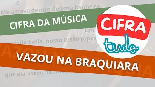 VAZOU NA BRAQUEARA CIFRADO