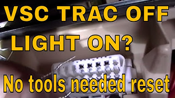 Hidden Trick: Zero Point Calibration Lexus Toyota VSC TRAC OFF