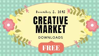 Creative Market Freebies Week of December 3, 2018 Creative Market Freebies Week of December 3, 2018