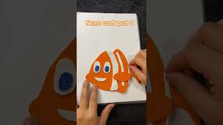 Nemo fish craft #craft #drawing #diy #tutorial #art #shortvideo #nemo #fish #cartoon #shorts #school