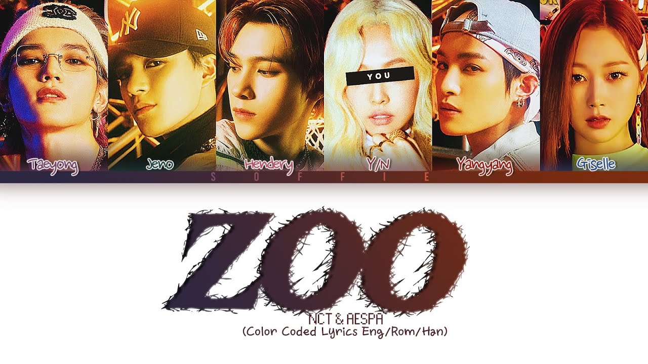 [KARAOKE] NCT & aespa - 'ZOO' | 6 members ver. | (Color Coded Lyrics Eng/Rom/Han)