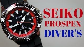 (4K) SEIKO PROSPEX DIVERS Men's Watch Review Model: SNE383