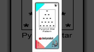 Pyramid Pattern in Java  #java #shortsvideo #viral #vairalshort #trending #shorts #short #coding