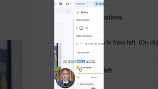 How to Animate Text by Paragraph in Google Slides 📝 #tutorial