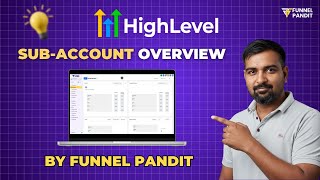 GoHighLevel Sub Account Overview by Funnel Pandit #gohighlevel #gohighleveltutorial #tutorial