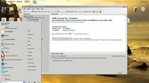 USB Tunneling using iFunbox