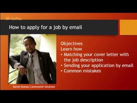 Have you apply for many jobs by email and got no response? probably are not doing it right. when using to jobs, it's importan...