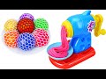 Satisfying Video l How to Make Rainbow Lollipop Slime with Stress Balls Cutting ASMR #98