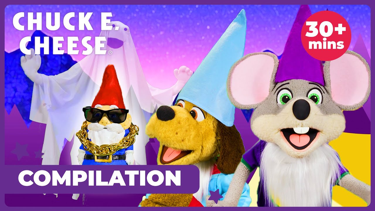 Garden Gnome Halloween Dress Up Song! 🎶👻| 30+ Minutes of Chuck E. Cheese Kids Songs & Music Videos