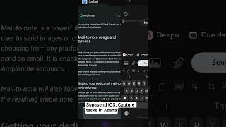 How to quickly capture tasks in Asana ? #ios #tech #asana #productivity #tasktracker