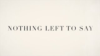 Nothing Left To Say | Davy Flowers