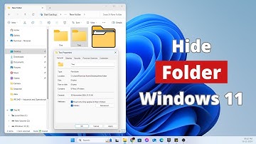 How To Hide Folders and Files on your Desktop In Windows 11 - Full Guide