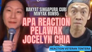 RAKYAT SINGAPURA CURI RON95 | APA KATA PELAWAK JOCELYN CHIA