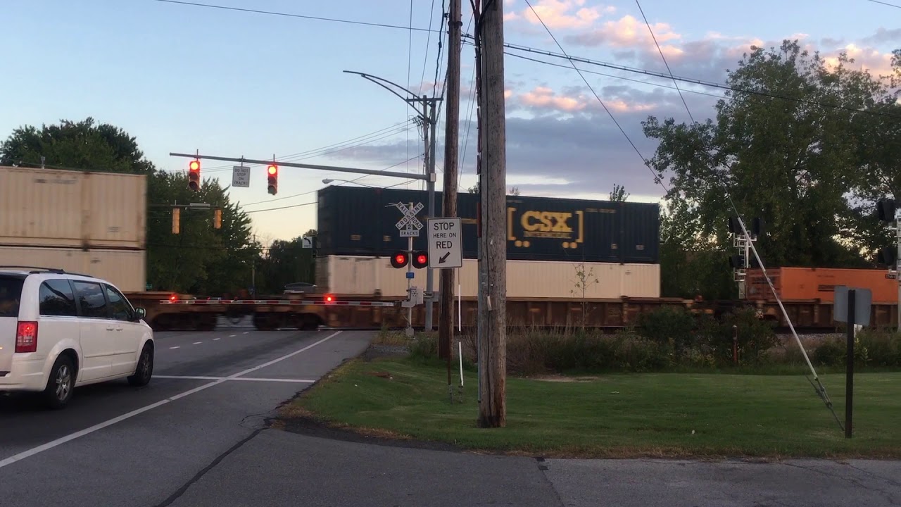 A CSX freight train on Pixley Rd in Gates YouTube