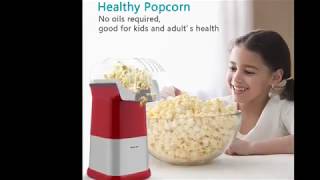 OPOLAR Fast Hot Air, No Oil Popcorn Popper Machine - MyRealLifeTips