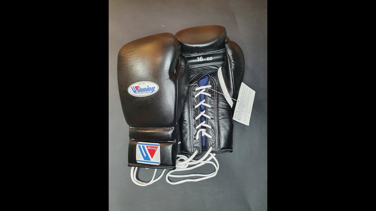 WINNING BOXING GLOVES MS600 16OZ BLACK Обзор боксерских перчаток