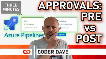 What is the difference? Azure Pipelines PRE and POST Deployment Approvals