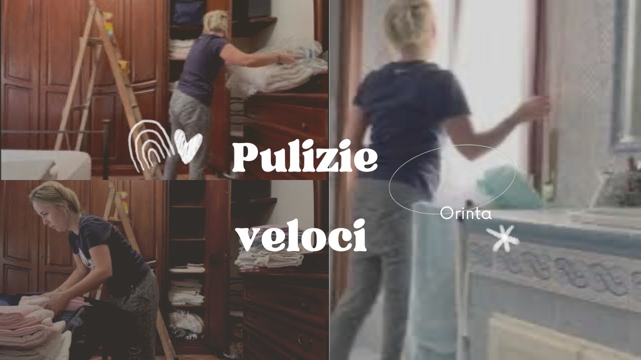 PULIZIE VELOCI/ preparo la cena