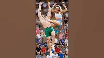 Fight on the Pull-Up Bar. X #pullupbar #pullups #aifight #shorts #PullUpChallenge #stunt #funny