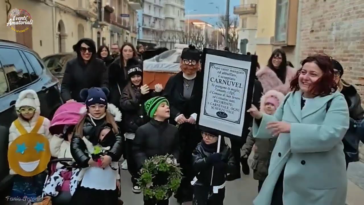 Carnevale SanSeverese 21 Febbraio 2026 conclusione dei festeggiamenti 