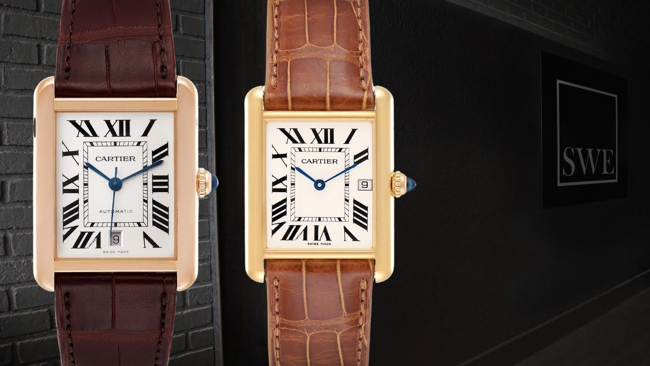 Cartier Tank Louis and Solo Sizes 