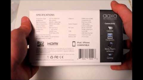 AAXA P4X Unboxing | Video 1 of 4