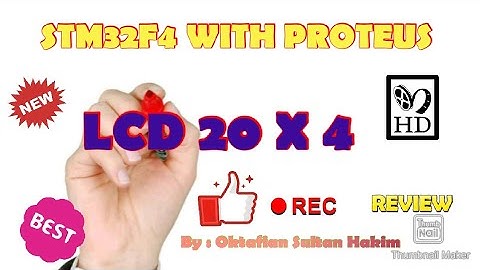 STM 32 WITH PROTEUS [LCD 20 X 4]