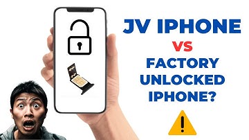 JV Sim iPhone and Software Unlocked iPhone Vs Factory Unlocked iPhone?
