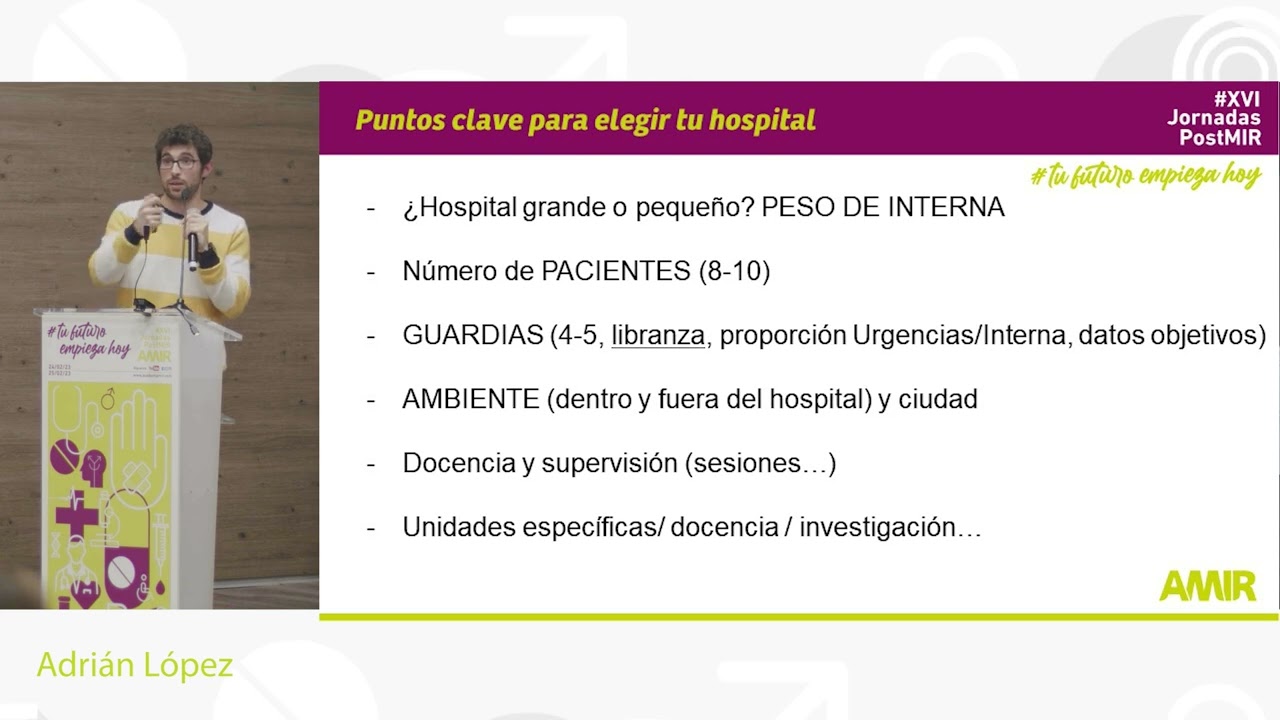 XVI Jornadas PostMIR AMIR | Medicina Interna - Adrián López