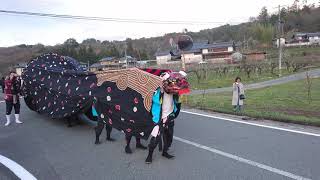 H30阿島の獅子。嵐山！。