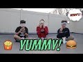 HAMBURGER AND FRIES CHALLENGE! || KESLEY JADE LEROY