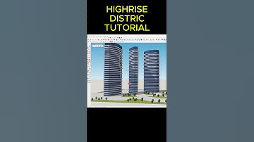 ✅HIGHRISE DISTRIC TUTORIAL Sketchup #youtubeshorts #new #sketchup #viralvideo #trending